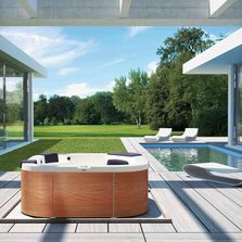 Spa 3-4 places à panneau de commande | DELFI