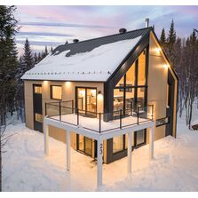 Bardage de façade en fibre de bois | CanExel VStyle