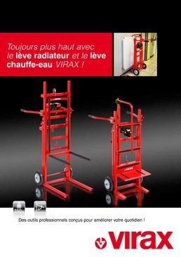 Lève Chauffe-eau Virax - Diable élévateur pour ballon d´eau | Virax 263620