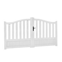 Portail battant PVC sur-mesure | Bréhat