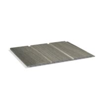Planchette alvéolaire PVC 30 cm | DURASID® 3 frises Film Anteak - 45ATK-5.00