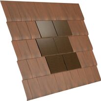 Tuile solaire noire ou rouge pour toiture terre cuite | HP 10 SOLAIRE