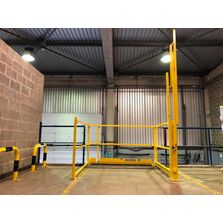 Barrière écluse de sécurité levante / sas à palettes levant