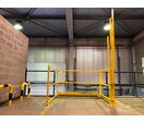 Barrière écluse de sécurité levante / sas à palettes levant