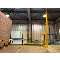 Barrière écluse de sécurité levante / sas à palettes levant