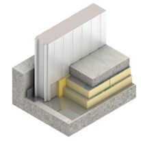 Panneau isolant pour sols des chambres froides et locaux à températures régulées | XPS 500 