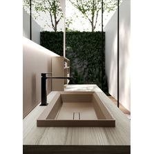 Mobilier suspendu en teck pour  salles de bains | Teck Sense