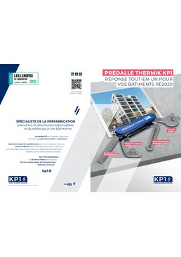 Prédalle en béton précontraint | THERMIK KP1 