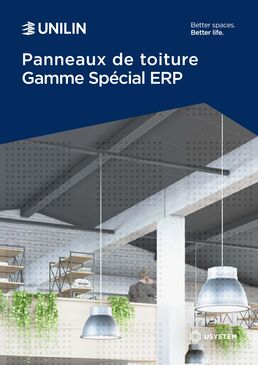 Brochure Usystem Spécial ERP - panneaux de toiture