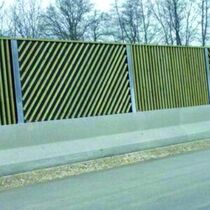 Ecran acoustique et antibruit en bois absorbant | BA02