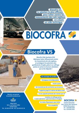 Coffrage en carton biodégradable pour dalles béton | Biocofra VS