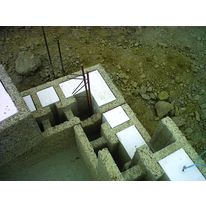 Blocs à bancher isolant en aggloméré bois-ciment | Blocs de coffrage isolants