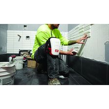 Genouillères blanches pour travail sur carrelage ou parquet | Genouillères non marquantes Premium