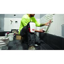 Genouillères blanches pour travail sur carrelage ou parquet | Genouillères non marquantes Premium