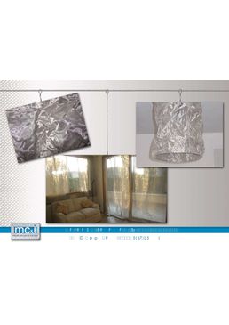 Tissus métallique décoratif en inox | SILK WAVE 200/350 INOX 