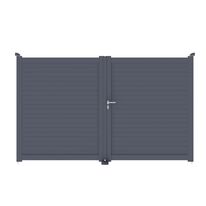 Portail battant Venzo aluminium sur-mesure | LAPEYRE SERVICES