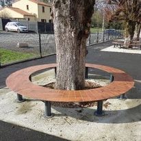 Assise ligne en acier peint MADRID | BA 300