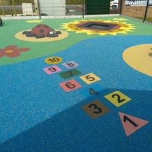 Sol souple de sécurité pour aires de jeux | Tradisouple