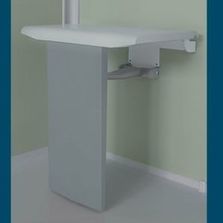 Siège de douche rabattable à ouverture amortie | PREMIUM