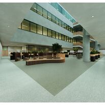 Revêtement de sol en vinyle tissé hétérogène