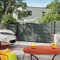 Portail en aluminium persienné | TEV