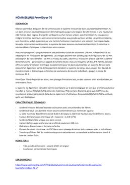 Porte-fenêtre levante-coulissante en PVC | PremiDoor 76