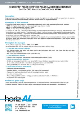 Garde-corps aluminium à barreaudage personnalisable | Garde-corps Retral