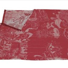 Plaid expression rouge/écru | 7708-01 