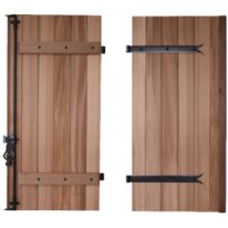 Volet battant en bois Red Cedar | Vulcain