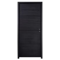 Bloc-porte ROXIE acoustique inserts noir
