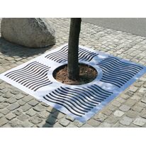 Grille d’arbre | Grille d’arbre Goélette en acier thermolaqué avec cadre galvanisé