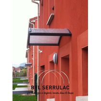 Marquise arquée en aluminium soudé | Stella