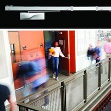 Ferme-porte compact de sécurité DAS à retenue électromagnétique | BCS 2000