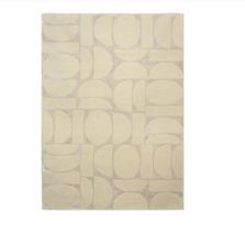 Tapis graphique en laine | Tapis Alta naturel 6562-01