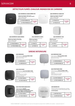Sirène sans fil pour intérieur et extérieur - Signal sonore de 85 à 113 dB | AJAX STREETSIREN 