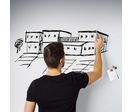 Revêtement mural magnétique, inscriptible et effaçable à sec| SYSTEXX Active Magnetic Whiteboard