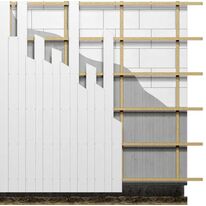 Système de fixation mécanique visible pour bois et métal pour bardage Hardie® Plank 