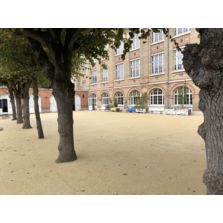 Système de sols drainants pour cours d'école