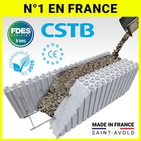 Bloc coffrant isolant en PSE | Coef R jusqu'à 8,70  | RE2020 | EUROMAC2 | MadeInFrance