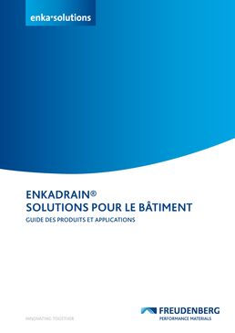 Géocomposite de drainage antivibratile | ENKADRAIN ST & CK20