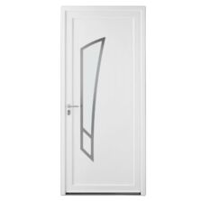 Porte d'entrée à barillet 215 x 90 cm | Auray PVC