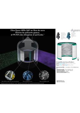 Purificateur d'air et chauffage |  Dyson Purifier Hot+Cool professionnels